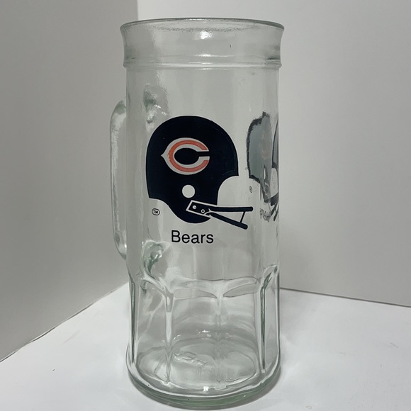 Vintage 1977 Chicago Bears Fisher Peanuts Promo Glass Mug & Bears Coffee Mug! - Picture 5 of 13